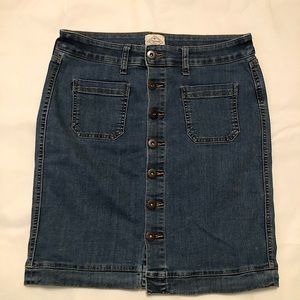 St. John’s Bay Jean Skirt - Size 10
